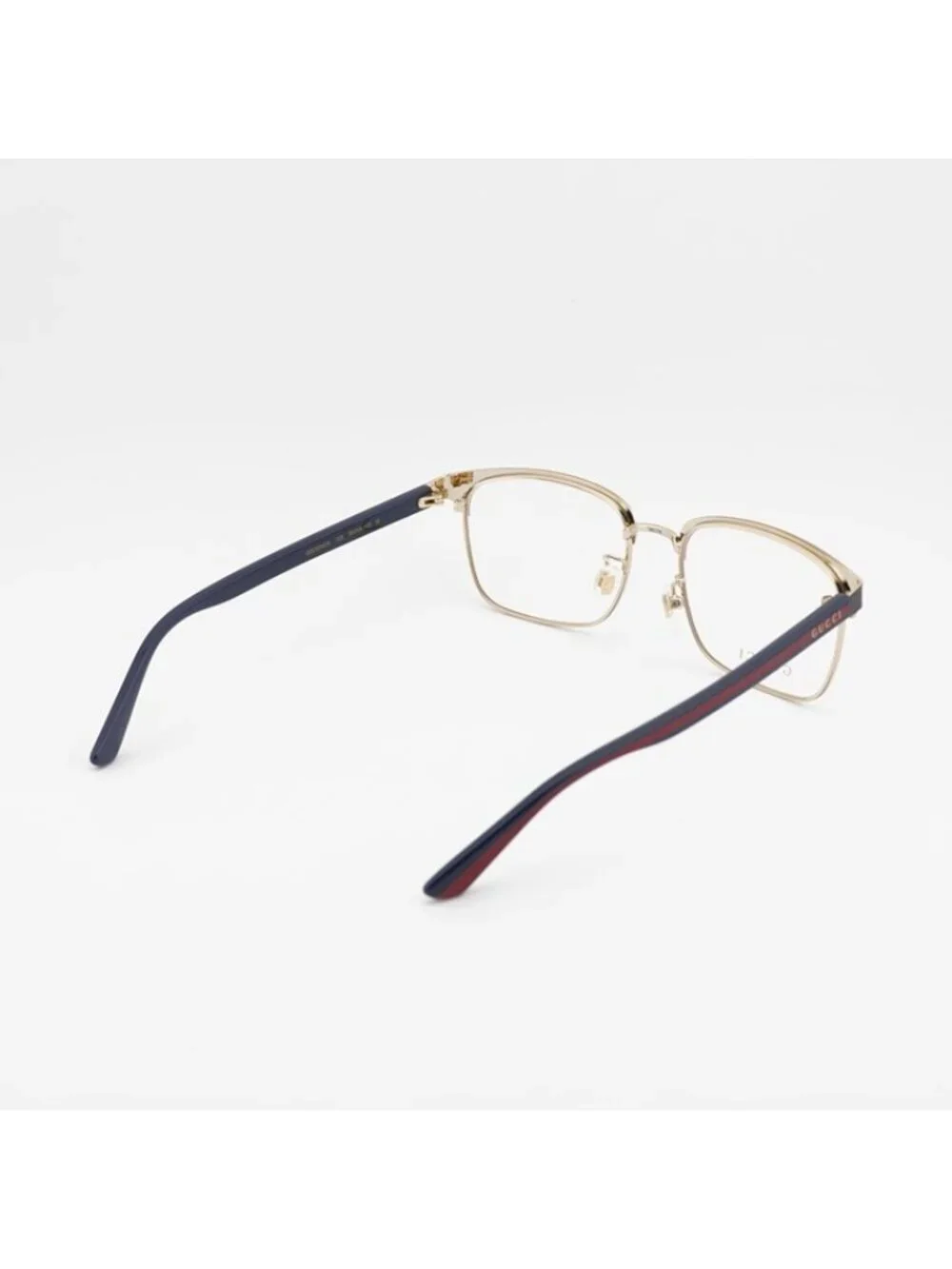 Gucci GG0934OA 005 Eyeglasses Gold / Black 56mm Rectangle Frame